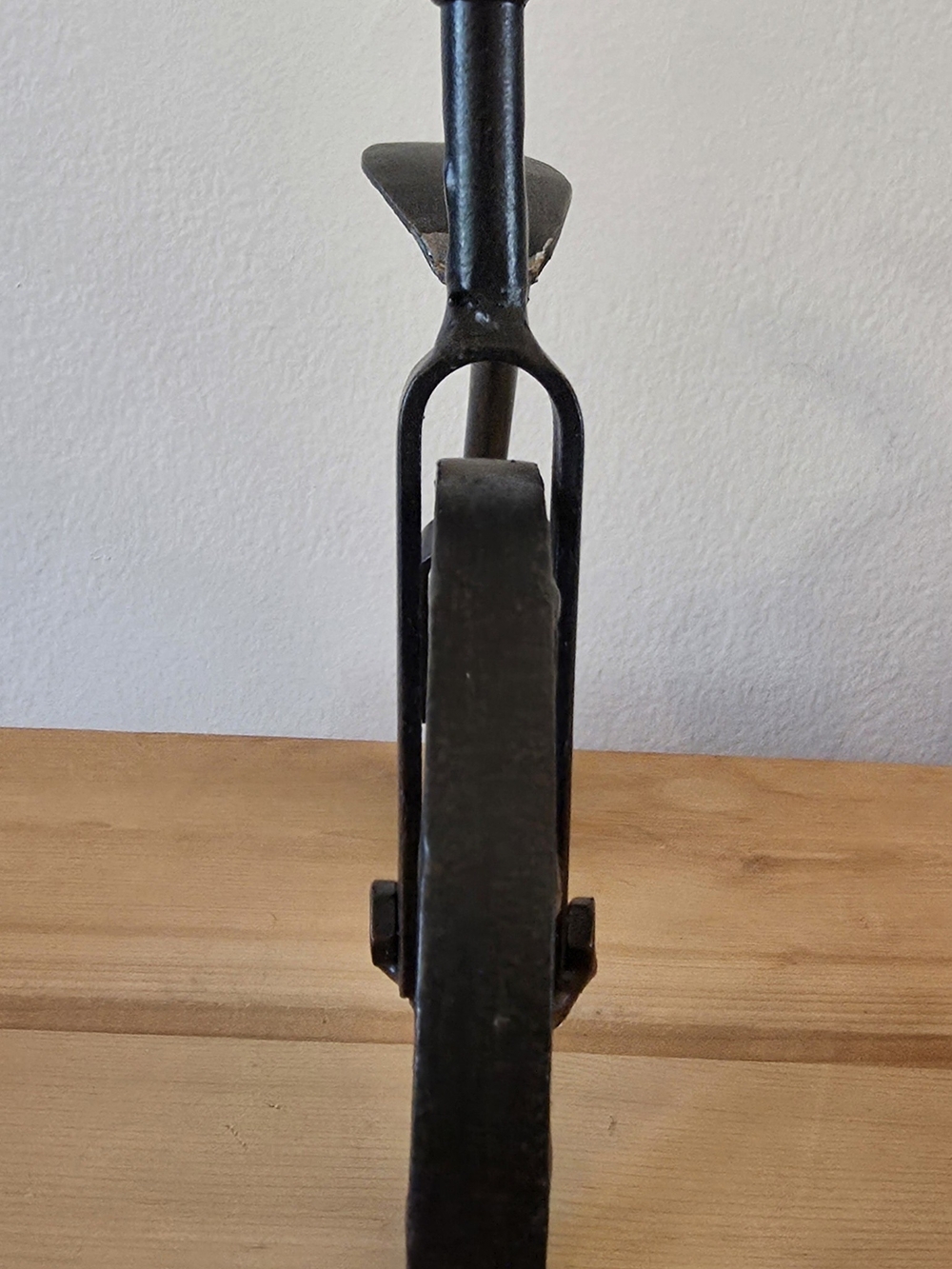 Handmade Black Metal Penny-farthing Bicycle Sculptural Home Art - Picture 2 of 8